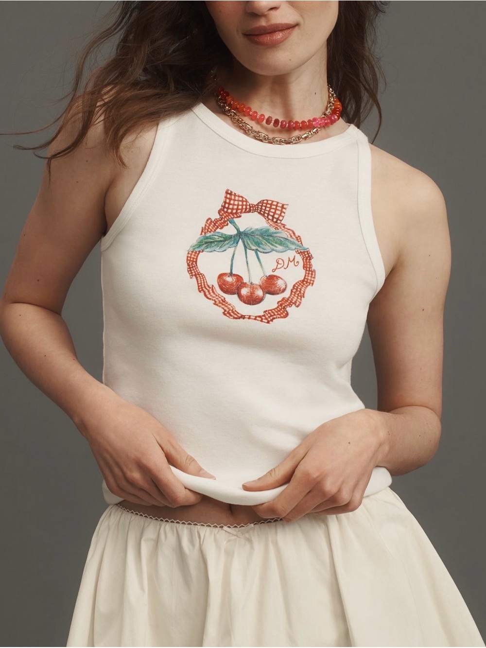 Damson Madder Cherry Tank Top - US 6